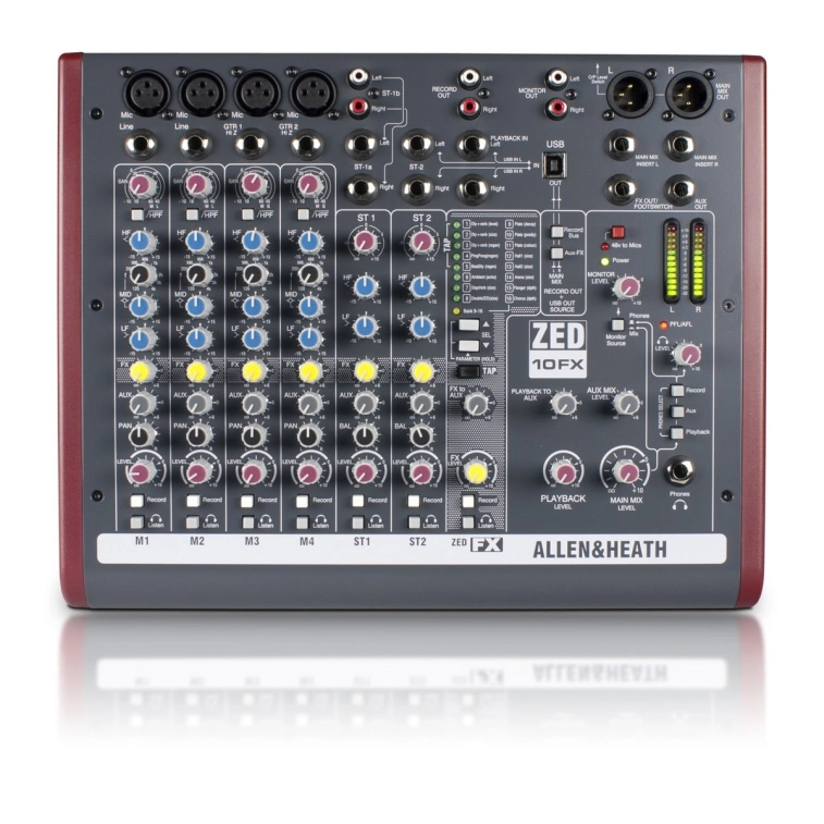 ひなページ① Мікшерний пульт Allen & Heath ZED-10FX — купити в інтернет