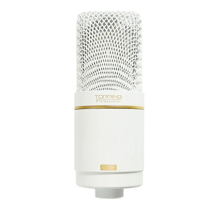 Фото №1 Студійний мікрофон Topping CL 101 White Фото №1 Студійний мікрофон Topping CL 101 White