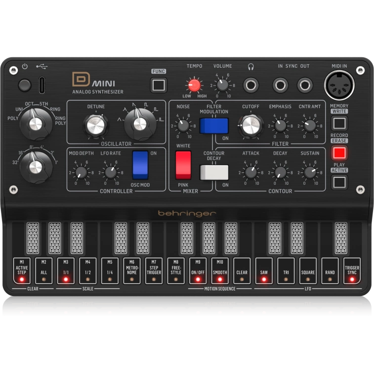 Фото №1 Синтезатор Behringer D MINI Фото №1 Синтезатор Behringer D MINI