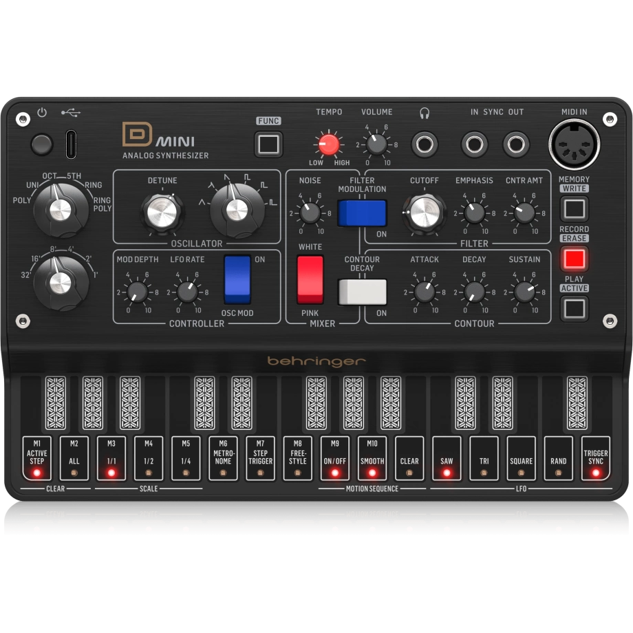 Купить синтезатор и рабочую станцию Behringer D MINI в интернет