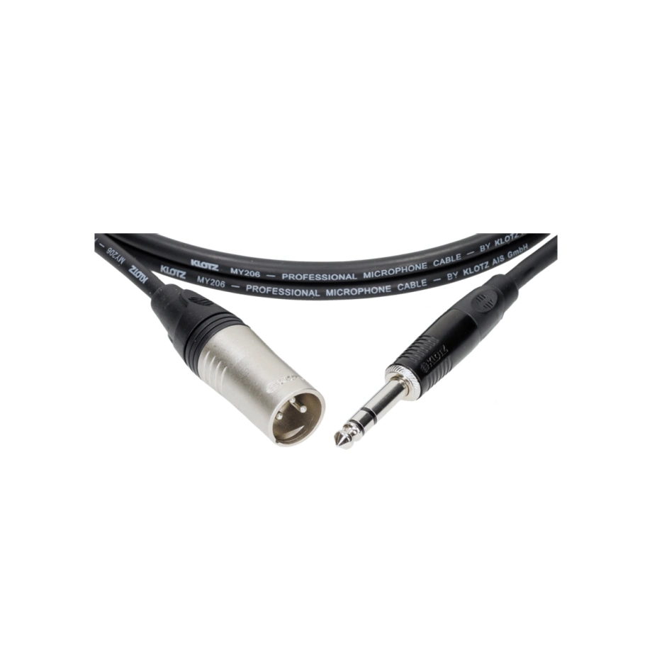 Фото №2 Коммутация KLOTZ M1 PRIME MICROPHONE CABLE XLR MALE - BALANCED JACK 5 M