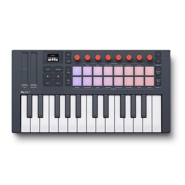 Фото №1 Midi-клавіатура Novation FLkey Mini 25 MK2 Фото №1 Midi-клавіатура Novation FLkey Mini 25 MK2