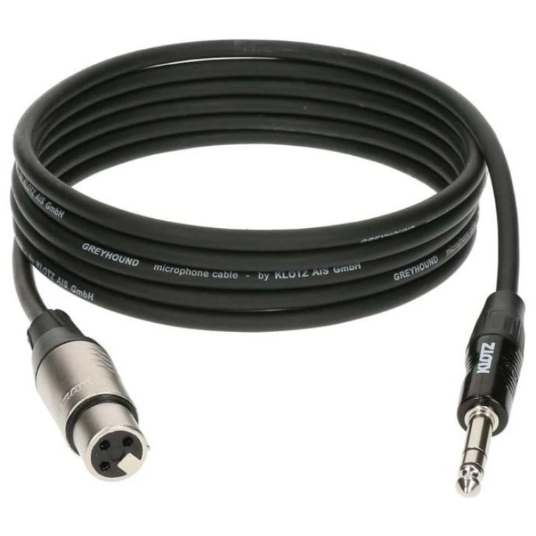 Фото №1 Комутація Klotz GRG1FP01.5 Greyhound Microphone Cable Female XLR Balanced Jack 1.5 M
