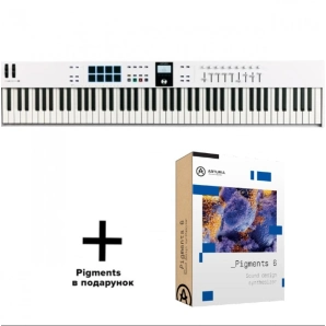 Фото Arturia KeyLab Essential 88 mk3 White + Arturia Pigments 6 Фото Arturia KeyLab Essential 88 mk3 White + Arturia Pigments 6