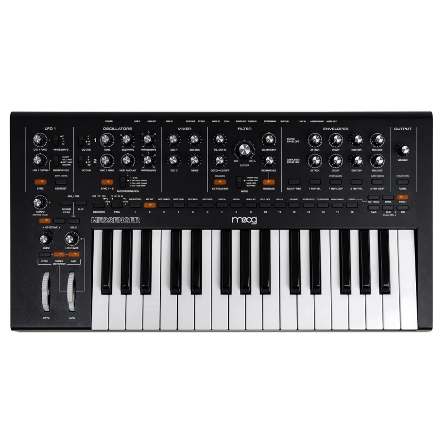 【ほぼ未使用】moog MESSENGER 32鍵 アナログシンセサイザー Купить синтезатор и рабочую станцию Moog Messenger в интернет
