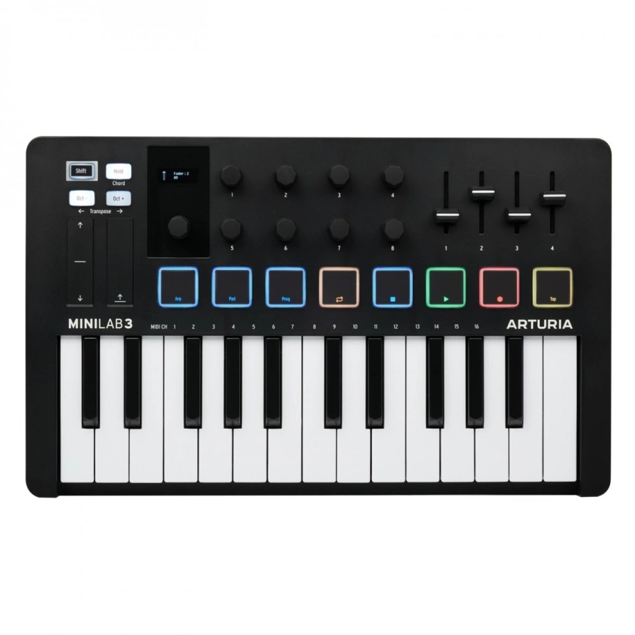 Arturia MiniLab 3 Black Edition. Midi-клавиатуру Arturia MiniLab 3