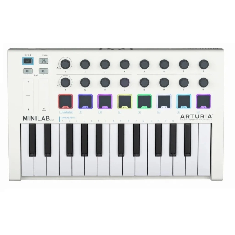 Фото №1 Midi-клавиатура Arturia MiniLab MKII Фото №1 Midi-клавиатура Arturia MiniLab MKII