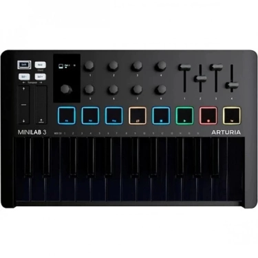 Midi-клавиатура Arturia MiniLab 3 Deep Black | Купить в PRODJ.ua