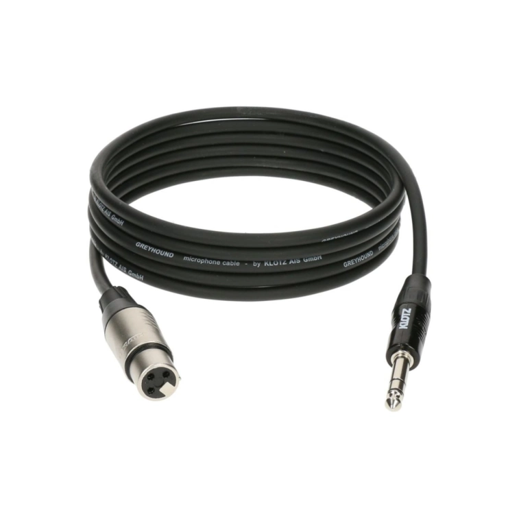 Фото №1 Комутація KLOTZ GRG1F GREYHOUND MICROPHONE CABLE FEMALE XLR BALANCED JACK 3 M