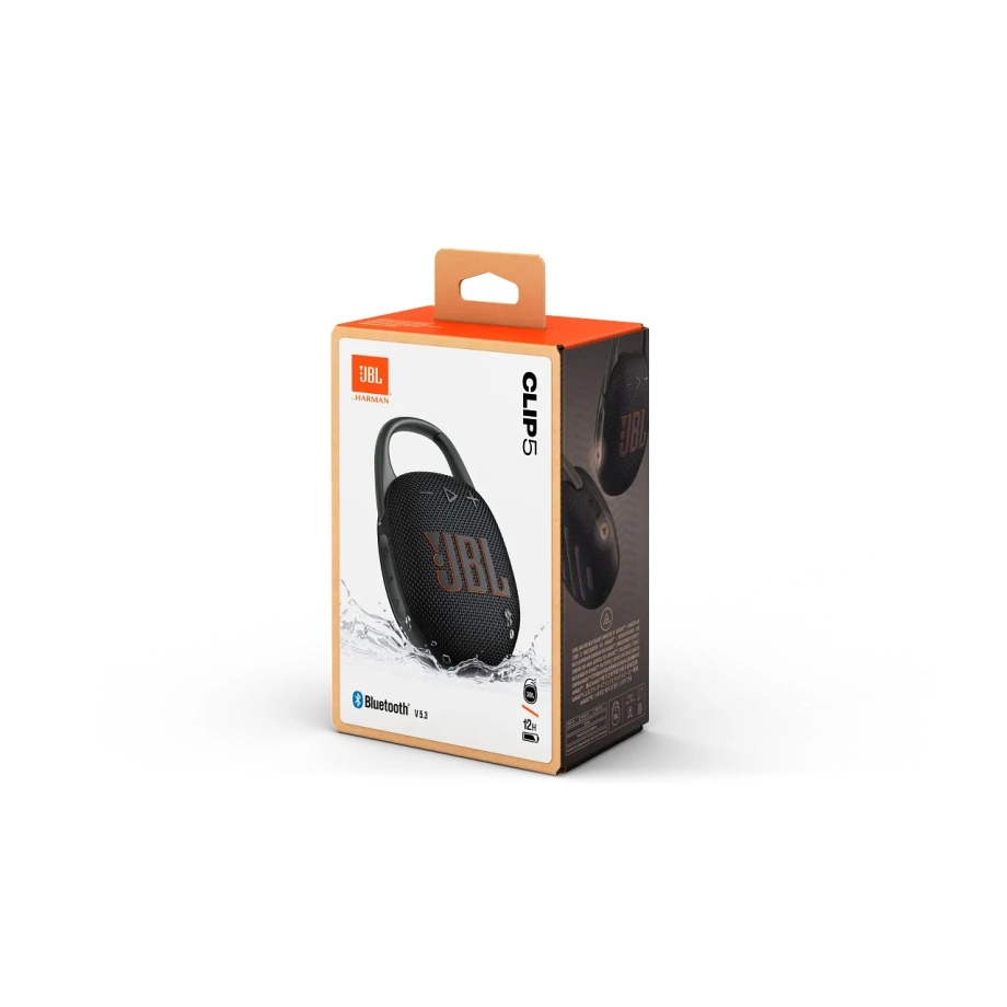 Фото №5 Портативная колонка JBL Clip 5 Black