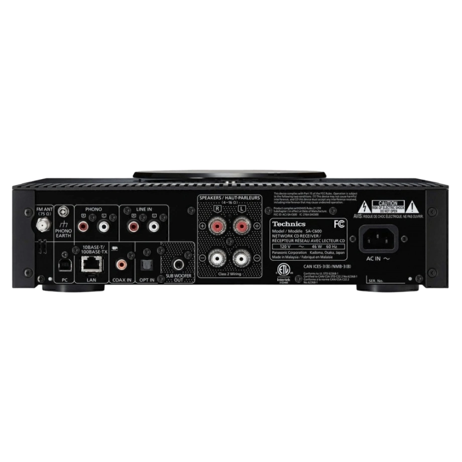 Фото №4 Ресивер Technics SA-C600EE-K