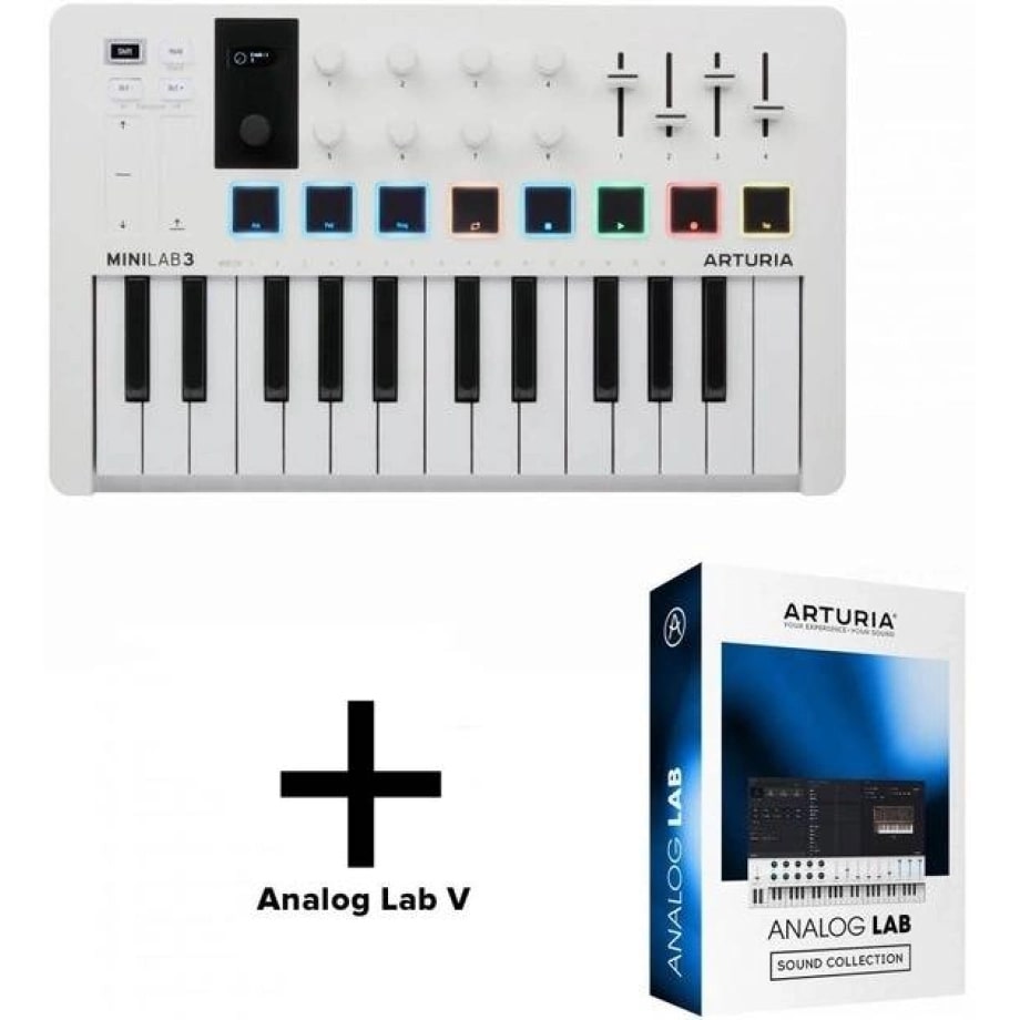 Фото №6 Midi-клавиатура Arturia MiniLab 3 Champagne Edition + Arturia Analog Lab V