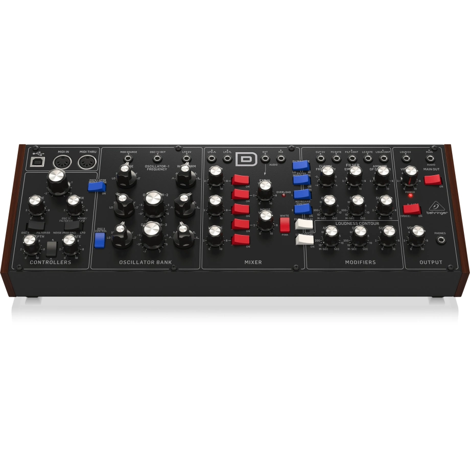 Купить синтезатор и рабочую станцию Behringer Model D в интернет