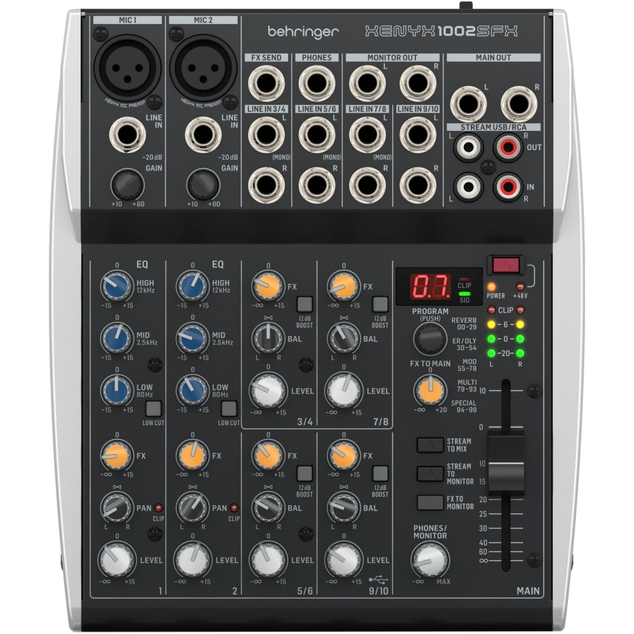 Купить микшерный пульт BEHRINGER XENYX 1002SFX в интернет-магазине