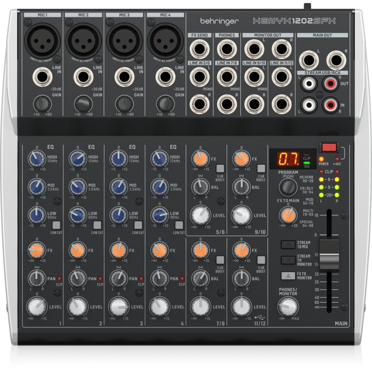 Фото №1 Мікшерний пульт BEHRINGER XENYX 1202SFX