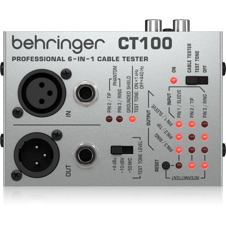 Фото №1 Кабельний тестер BEHRINGER CT100 Фото №1 Кабельний тестер BEHRINGER CT100