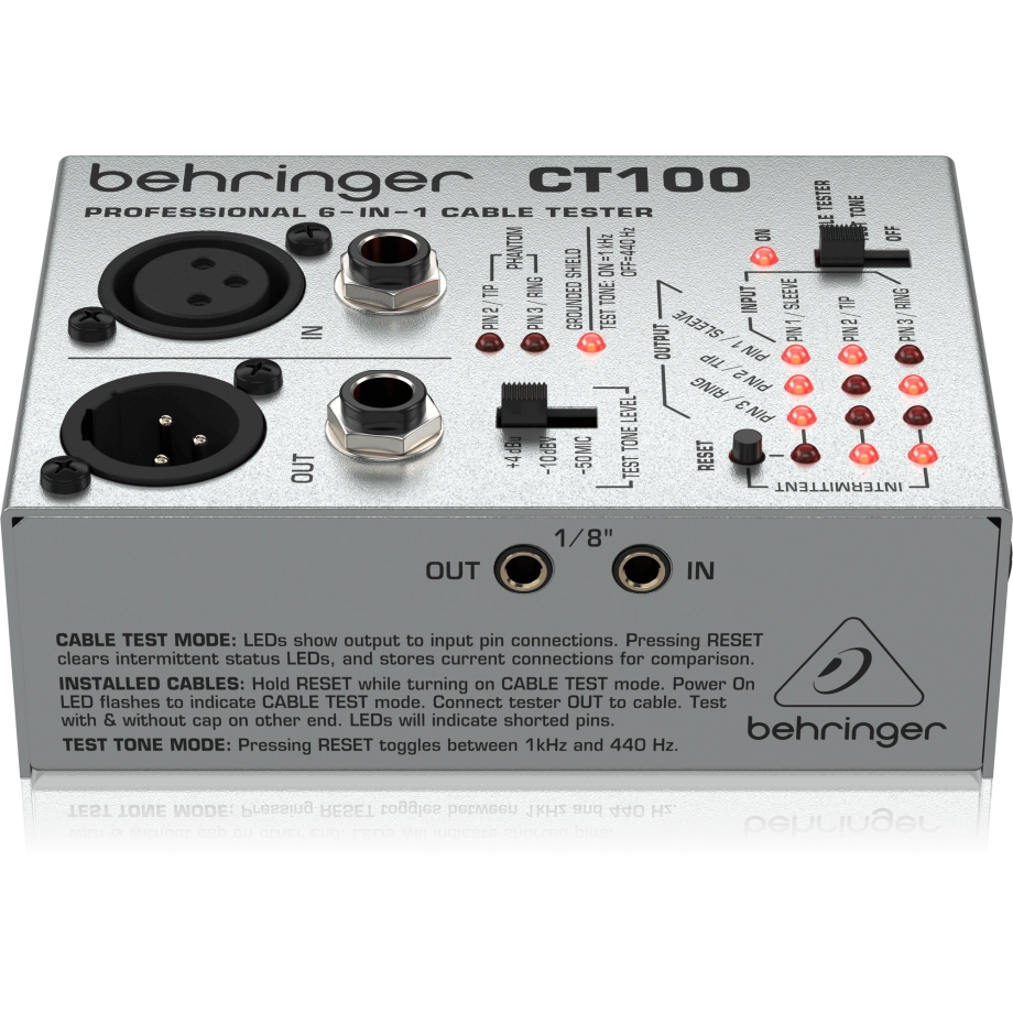 Фото №2 Кабельный тестер BEHRINGER CT100