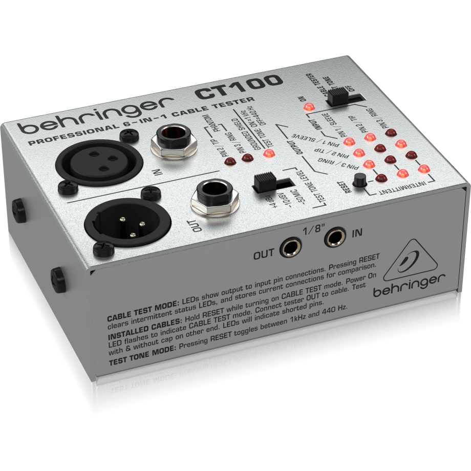 Фото №3 Кабельный тестер BEHRINGER CT100