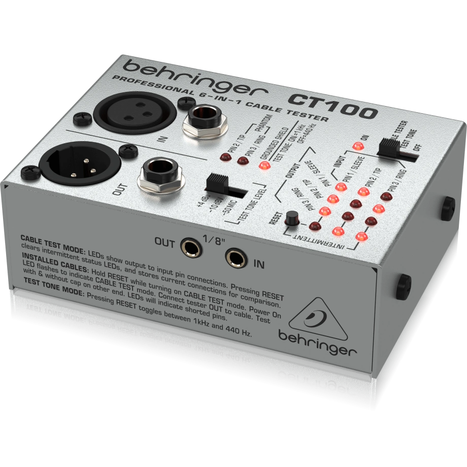 Фото №5 Кабельный тестер BEHRINGER CT100