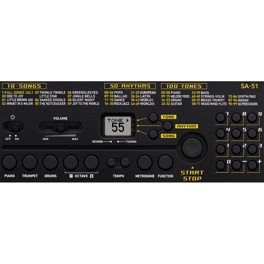 Фото №2 Цифрове піаніно CASIO SA-51H7
