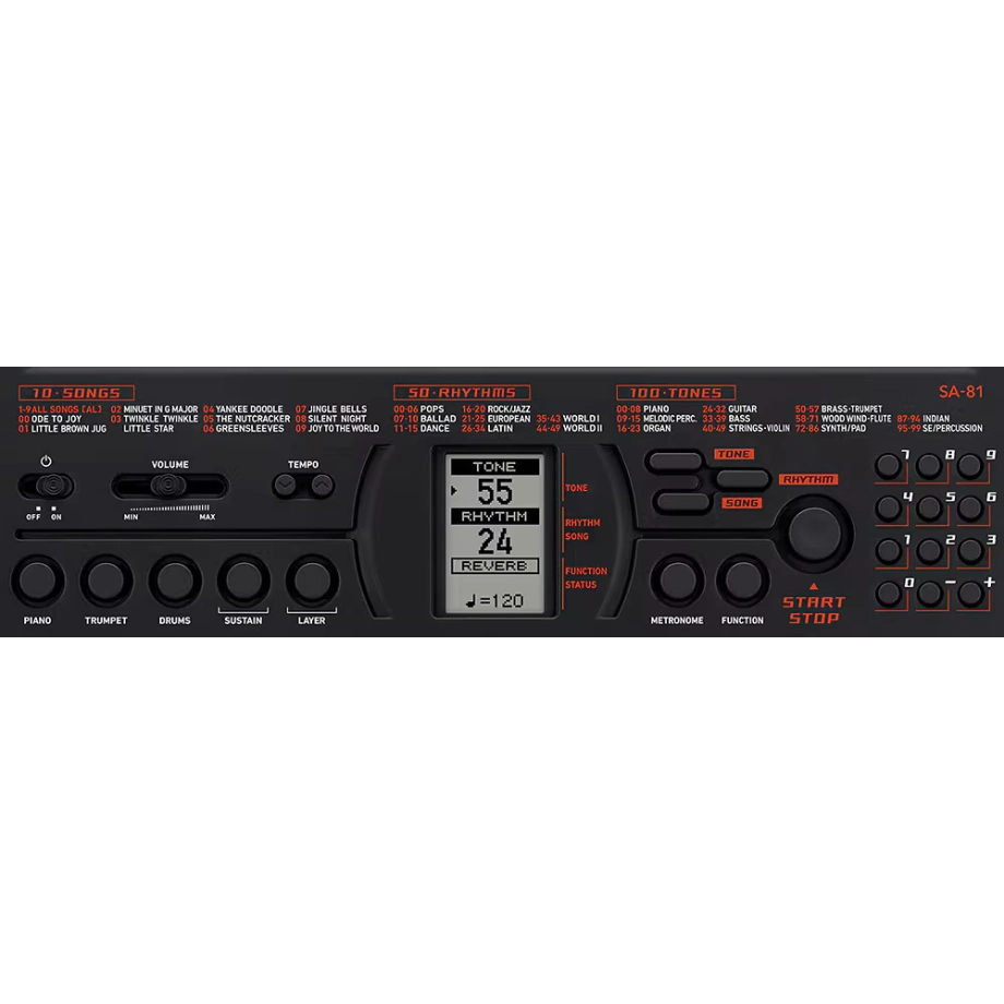 Фото №2 Цифрове піаніно CASIO SA-81H7