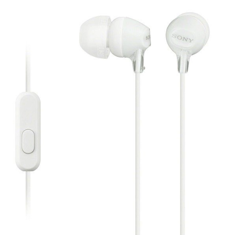 Фото №1 Наушники для плеера Sony MDR-EX15AP White Фото №1 Наушники для плеера Sony MDR-EX15AP White