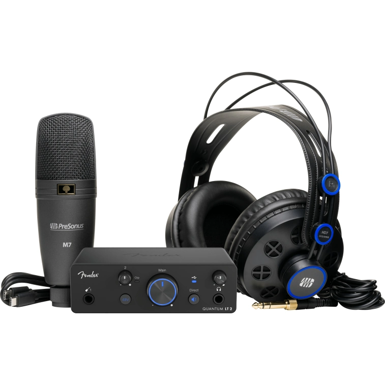 Фото №1 Рішення для запису музики та голосу Fender Quantum Creator Bundle Фото №1 Рішення для запису музики та голосу Fender Quantum Creator Bundle