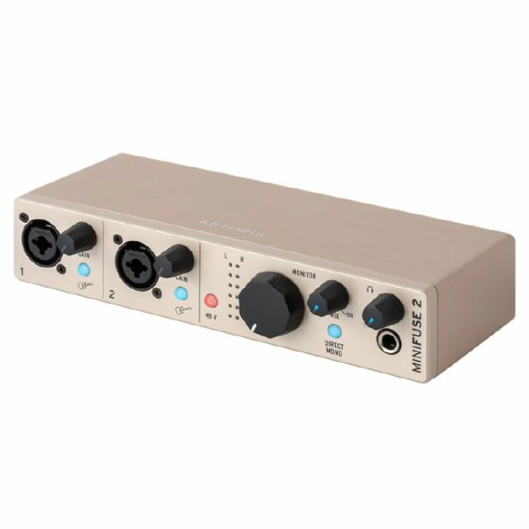 Фото №1 Звукова карта Arturia MiniFuse 2 Champagne Фото №1 Звукова карта Arturia MiniFuse 2 Champagne
