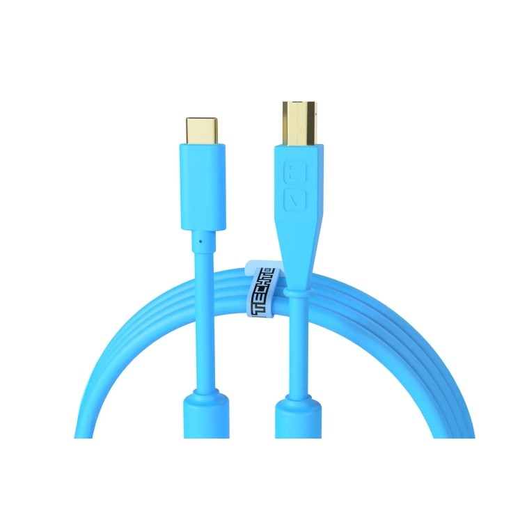 Фото №1 Комутація DJ Techtools Chroma Cables: USB-C to B Blue Фото №1 Комутація DJ Techtools Chroma Cables: USB-C to B Blue