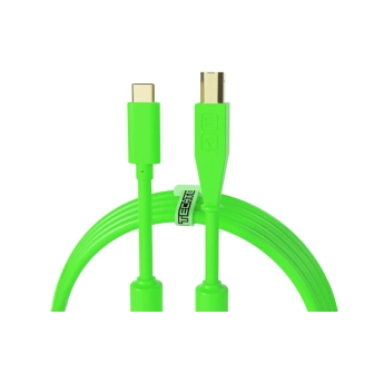 Фото DJ Techtools Chroma Cables: USB-C to B Green Фото DJ Techtools Chroma Cables: USB-C to B Green