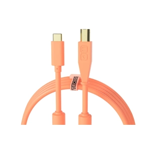 Фото DJ Techtools Chroma Cables: USB-C to B Neon Orange Фото DJ Techtools Chroma Cables: USB-C to B Neon Orange