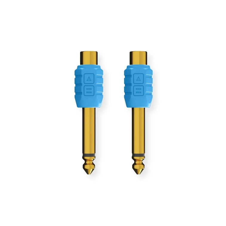 Фото №1 Комутація DJ Techtools Chroma Adaptors RCA to 1/4 Blue, pair