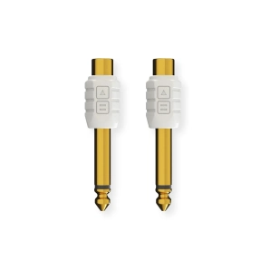 Фото DJ Techtools Chroma Adaptors RCA to 1/4 White, pair Фото DJ Techtools Chroma Adaptors RCA to 1/4 White, pair