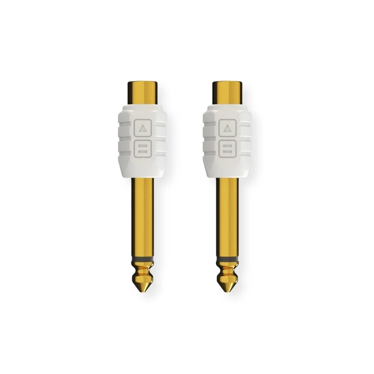 Фото №1 Коммутация DJ Techtools Chroma Adaptors RCA to 1/4 White, pair