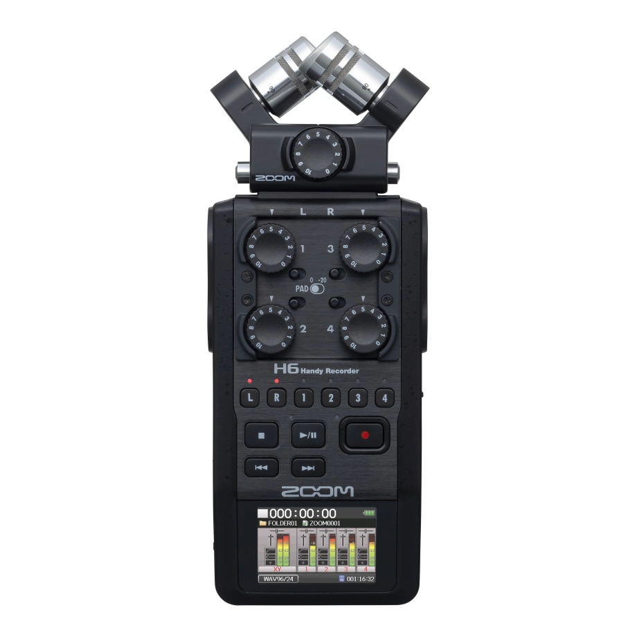Фото №4 Рекордер, аудіоконвертор Zoom H6 BLK SET