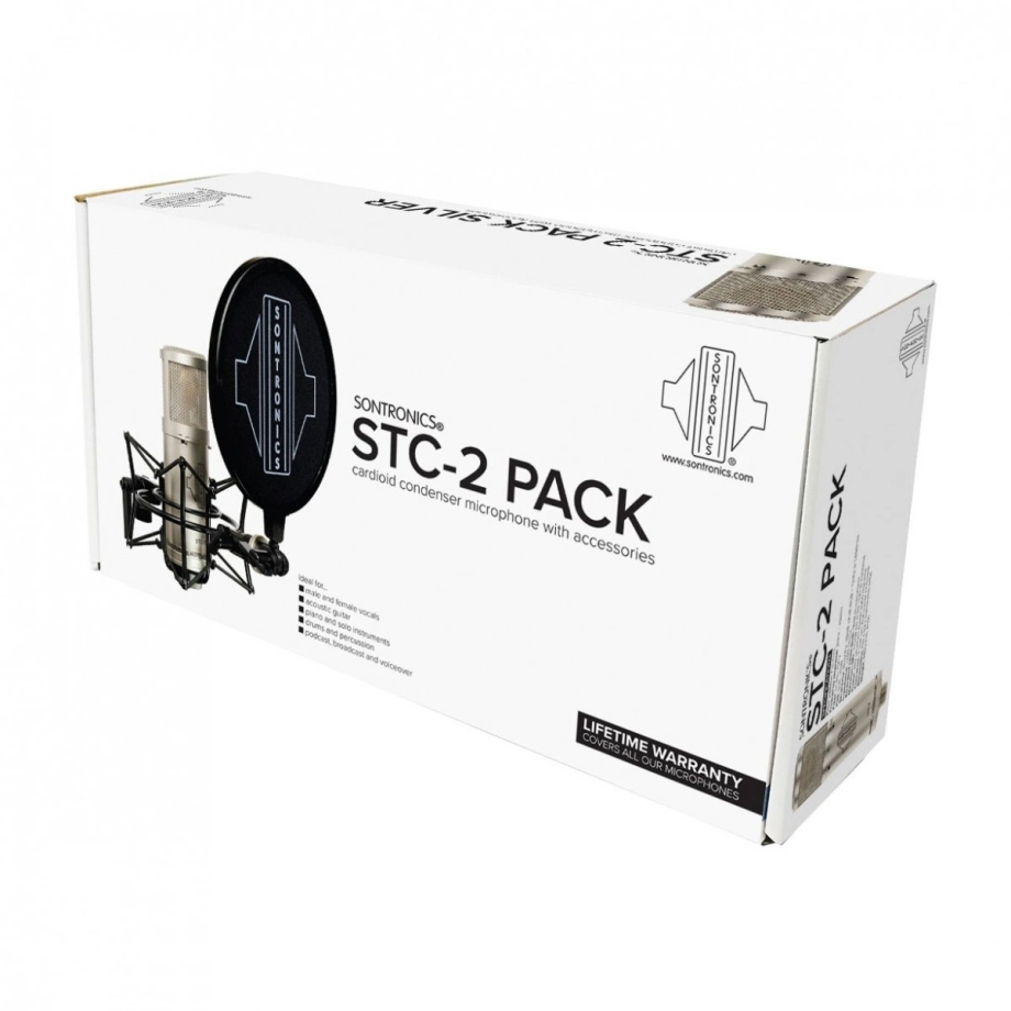 Фото №8 Студійний мікрофон Sontronics STC-2 Pack Silver