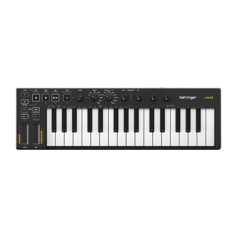 Фото №1 Midi-клавіатура Behringer Jam