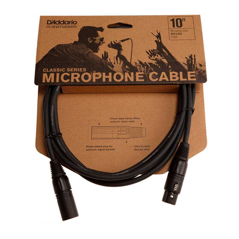 Фото №2 Коммутация D'Addario PW-CMIC-10 Classic Series Microphone Cable (3m)