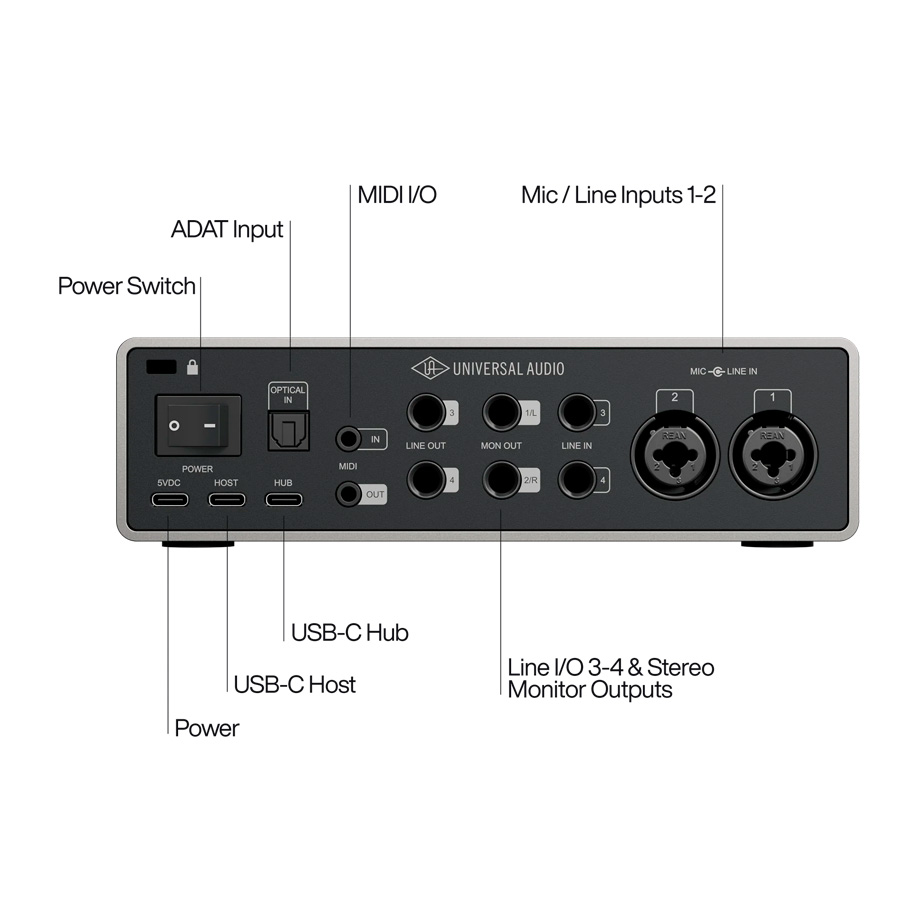 Фото №2 Звуковая карта Universal Audio Volt 4 Gen 2