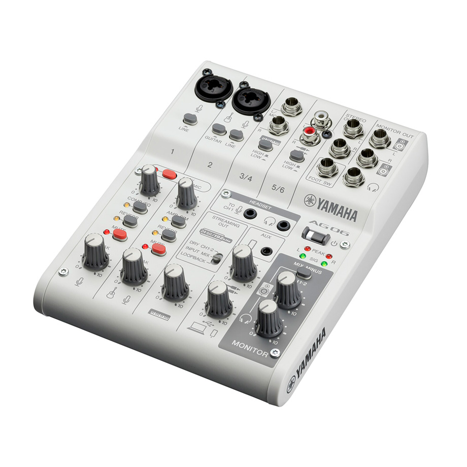 Мікшерний пульт Yamaha AG06MK2 (White) — купити в інтернет