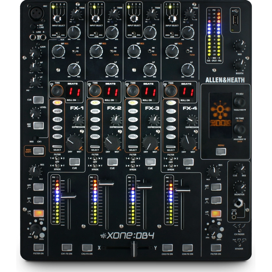 ALLEN&HEATH/デジタルDJミキサー/Xone:DB4 ALLEN&HEATH/デジタルDJミキサー/Xone:DB4 -DJ機材アナログレコード