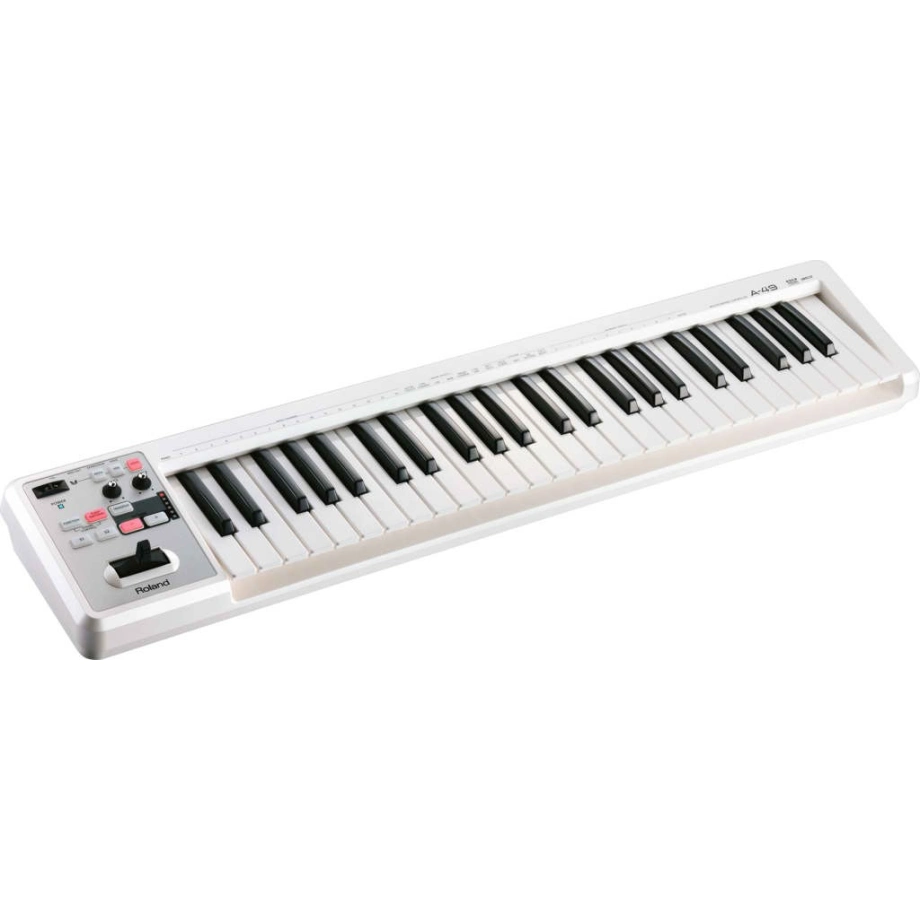 Roland A-49 MIDIキーボード　ホワイト Купить midi-клавиатуру Roland A49 WH в интернет-магазине PRODJ по