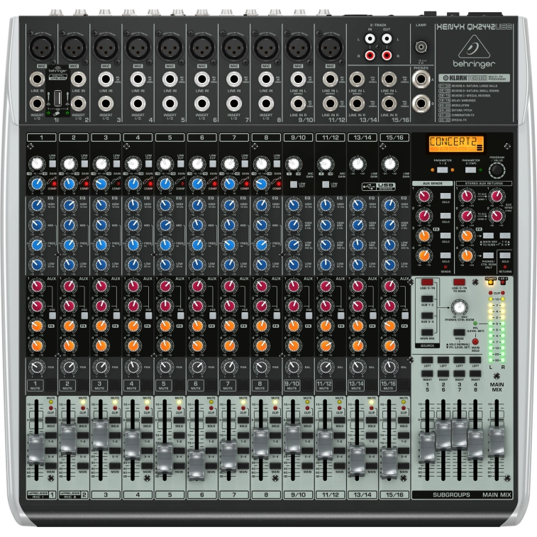 Микшерный пульт Behringer XENYX QX2442USB