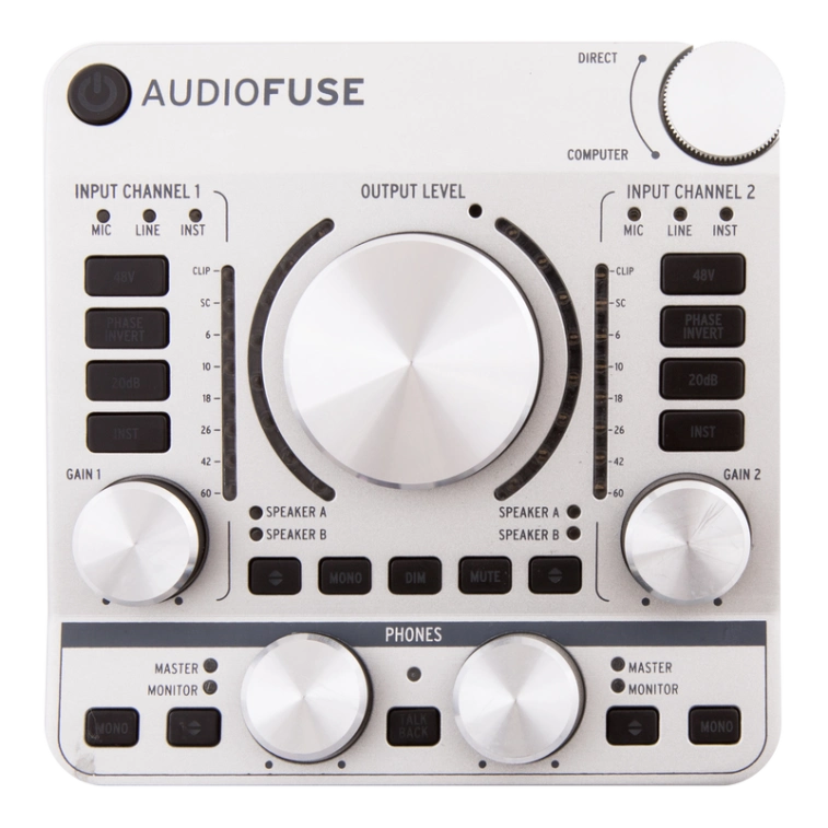 Фото №1 Звукова карта Arturia Audiofuse Classic Silver Фото №1 Звукова карта Arturia Audiofuse Classic Silver