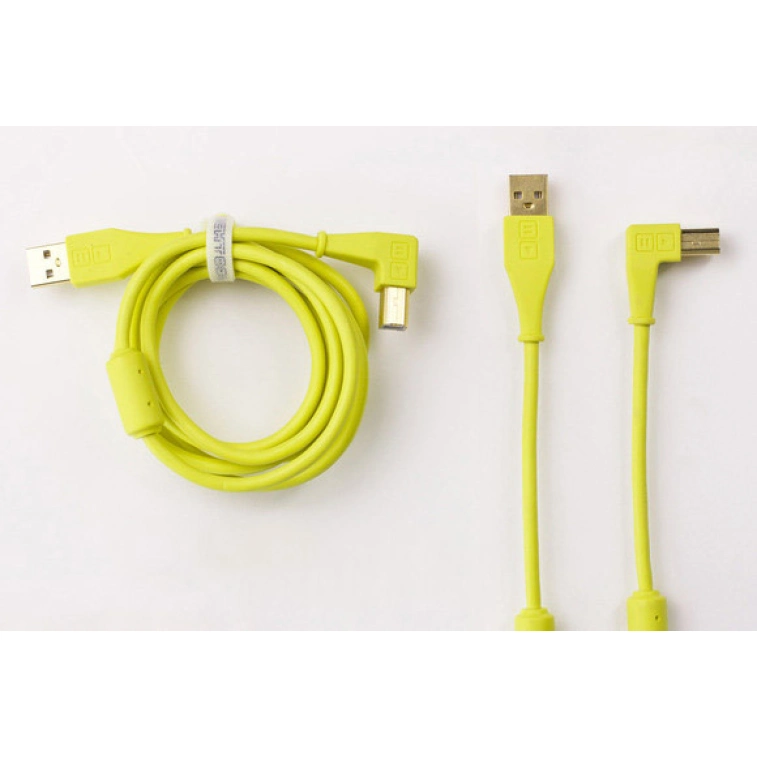 Фото №1 Коммутация DJ Techtools Chroma Cables USB-A Green (angled)