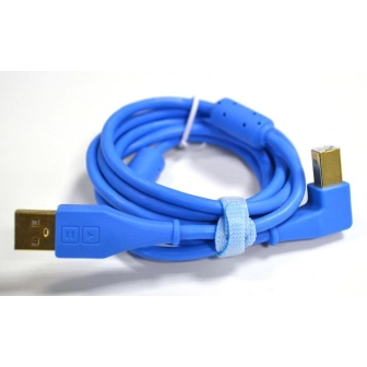 Фото DJ Techtools Chroma Cables USB-A Blue (angled) Фото DJ Techtools Chroma Cables USB-A Blue (angled)