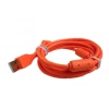Фото №1 Комутація DJ Techtools Chroma Cables USB-A Neon Orange (angled)