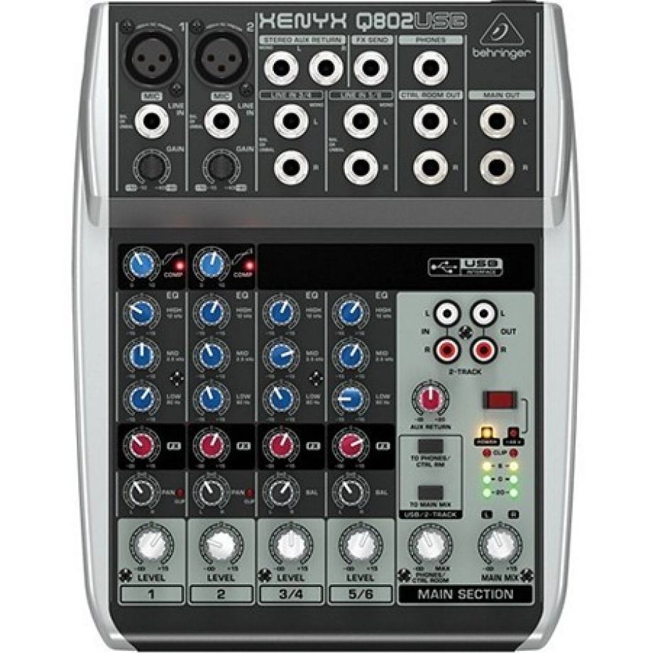 【ほぼ新品‼️値引中！】完全作動！behringer XENYX Q802USB Купить микшерный пульт Behringer XENYX Q802USB в интернет-магазине
