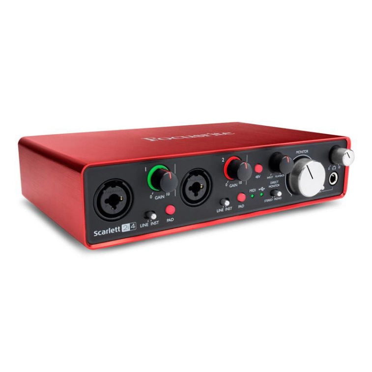 Фото №1 Звукова карта Focusrite Scarlett 2i4 NEW Фото №1 Звукова карта Focusrite Scarlett 2i4 NEW