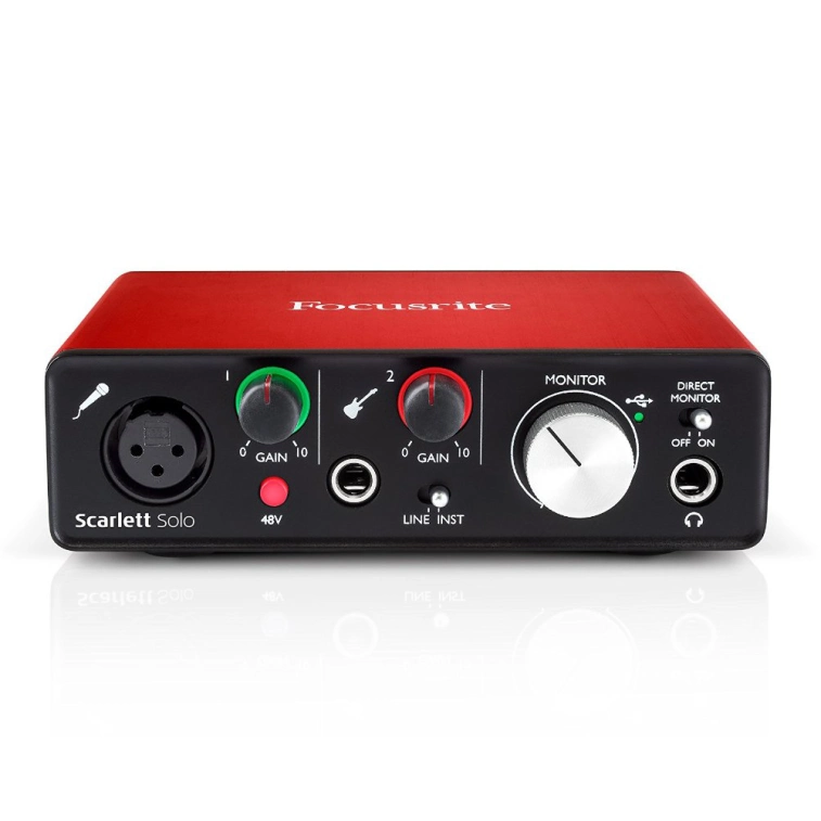 Фото №1 Звукова карта Focusrite Scarlett Solo NEW Фото №1 Звукова карта Focusrite Scarlett Solo NEW